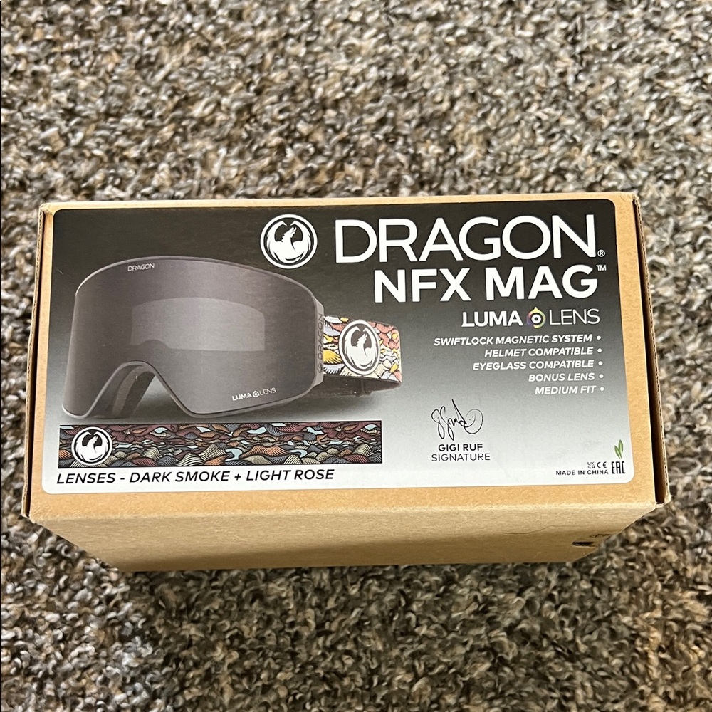 NFX MAG Snow Goggles - Dark Smoke